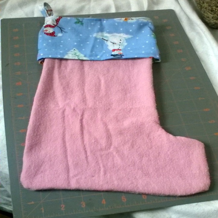 sewing stocking